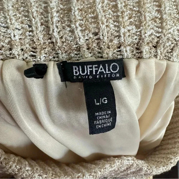 Size L Buffalo David Bitton Midland Three Quarterlength Skirt - Natural - Picture 6 of 7